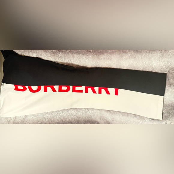 💰⬇️ BURBERRY 
Men's Black/White/Red Logo - Mohair/Wool Pants | EU 54 - Picture 2 of 15